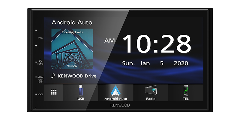 Kenwood DMX4707S Digital Media Receiver 6.8" Capacitive Touch Screen, Bluetooth Apple CarPlay, Android Auto