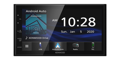 Kenwood DMX4707S Digital Media Receiver 6.8" Capacitive Touch Screen, Bluetooth Apple CarPlay, Android Auto