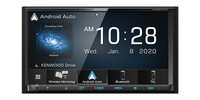 Kenwood DMX9707S 2-DIN 6.95" Touch Screen In Dash Media Receiver Bluetooth CarPlay Android Auto