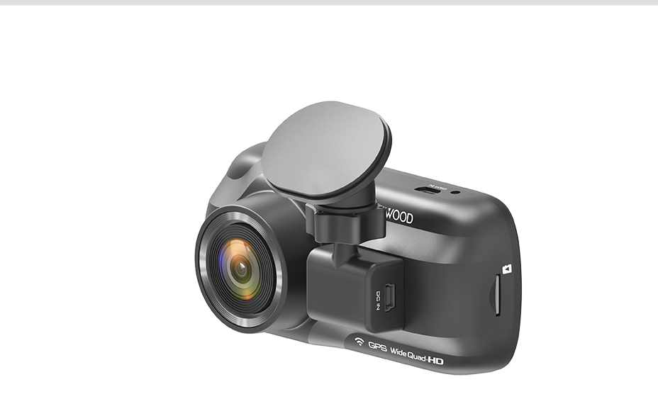 Kenwood DRV-A501WDP Dual Camera package 3.7 Megapixel* Wide Quad Hi-Vision (Front Camera) and 2.0 Megapixel High-Vision (Rear Camera)