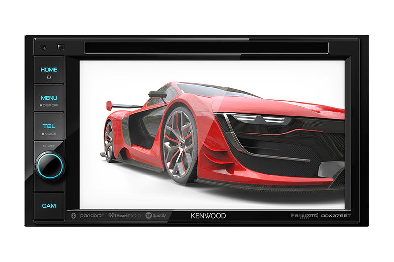 Kenwood DDX376BT Double DIN DVD Receiver 6.1" Touch Screen Bluetooth Maestro Remote App