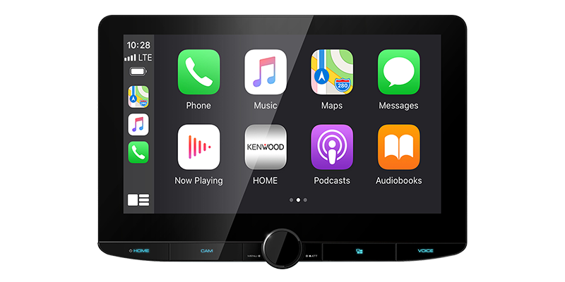 Kenwood DMX1037S 10/1" In Dash MultiMedia Receiver Apple CarPlay and Android Auto, Bluetooth, Wifi