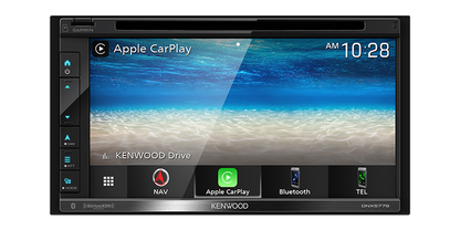 Kenwood DNX577S In Dash Car 6.8" WVGA Navigation/DVD Receiver, Apple CarPlay, Garmin Navigation