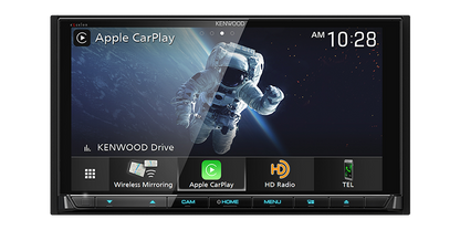 Kenwood DDX9707S 6.95" Car DVD Receiver Wireless Android Auto, Apple CarPlay, USB Mirroring