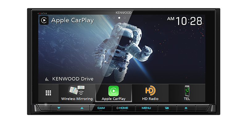 Kenwood DDX9707S 6.95" Car DVD Receiver Wireless Android Auto, Apple CarPlay, USB Mirroring