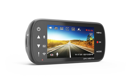 Kenwood DRV-A501WDP Dual Camera package 3.7 Megapixel* Wide Quad Hi-Vision (Front Camera) and 2.0 Megapixel High-Vision (Rear Camera)