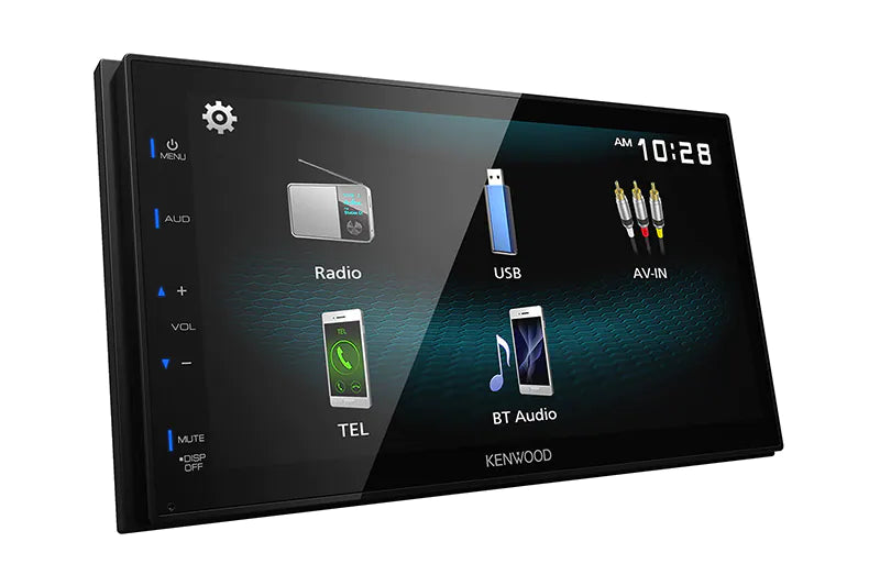 Kenwood DMX125BT Digital Media Receiver with Bluetooth 6.8" Touch Screen Bluetooth USB Mirroring for Android