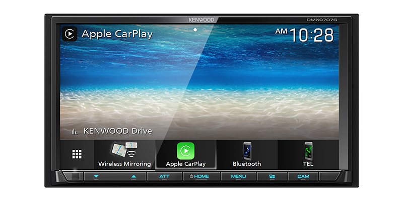 Kenwood DMX9707S 2-DIN 6.95" Touch Screen In Dash Media Receiver Bluetooth CarPlay Android Auto