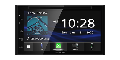 Kenwood DDX5707S DVD Receiver with 6.8" WVGA Monitor Touch Panel Apple CarPlay and Android Auto