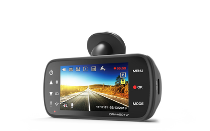 Kenwood DRV-A501WDP Dual Camera package 3.7 Megapixel* Wide Quad Hi-Vision (Front Camera) and 2.0 Megapixel High-Vision (Rear Camera)