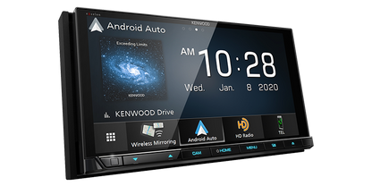 Kenwood DDX9707S 6.95" Car DVD Receiver Wireless Android Auto, Apple CarPlay, USB Mirroring