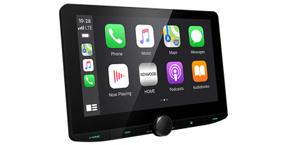 Kenwood DMX1037S 10/1" In Dash MultiMedia Receiver Apple CarPlay and Android Auto, Bluetooth, Wifi