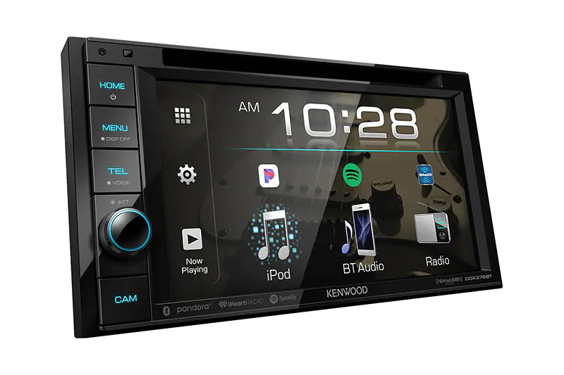 Kenwood DDX376BT Double DIN DVD Receiver 6.1" Touch Screen Bluetooth Maestro Remote App