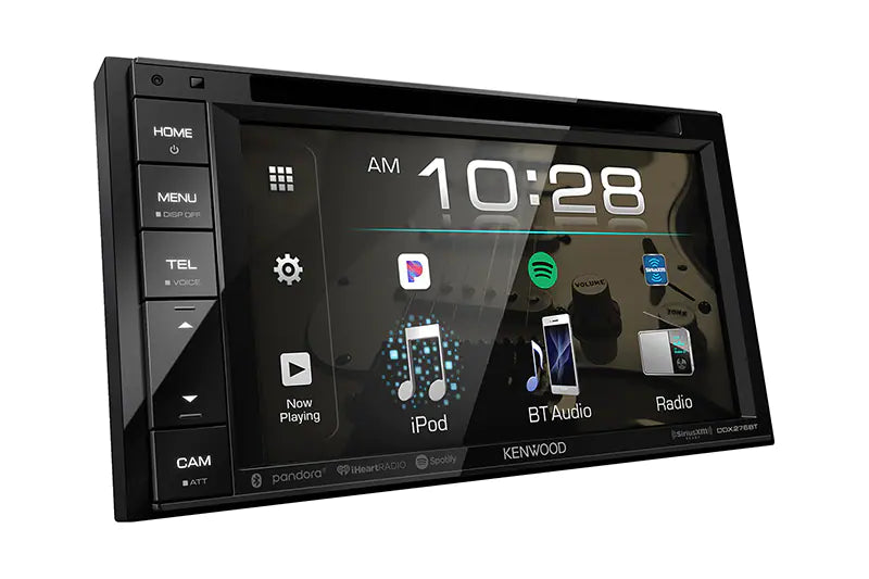 Kenwood DDX276BT DVD Receiver 6.2" Touch Screen 2-DIN USB Rear View Camera Input Bluetooth