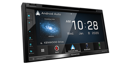 Kenwood DNX577S In Dash Car 6.8" WVGA Navigation/DVD Receiver, Apple CarPlay, Garmin Navigation