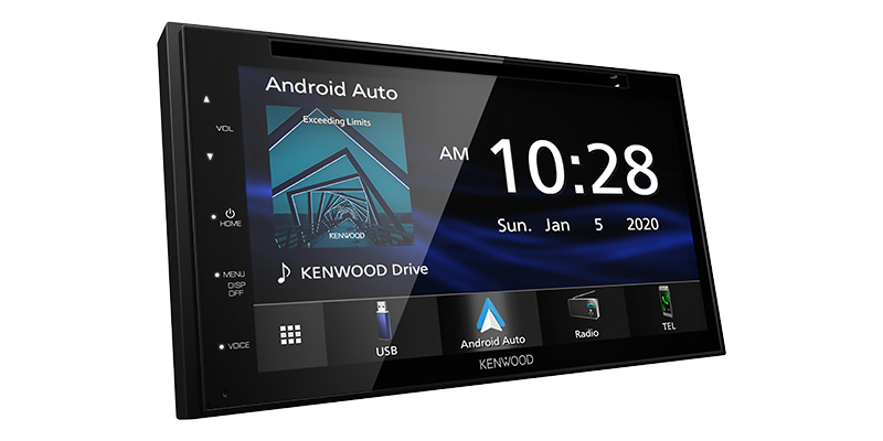 Kenwood DDX5707S DVD Receiver with 6.8" WVGA Monitor Touch Panel Apple CarPlay and Android Auto