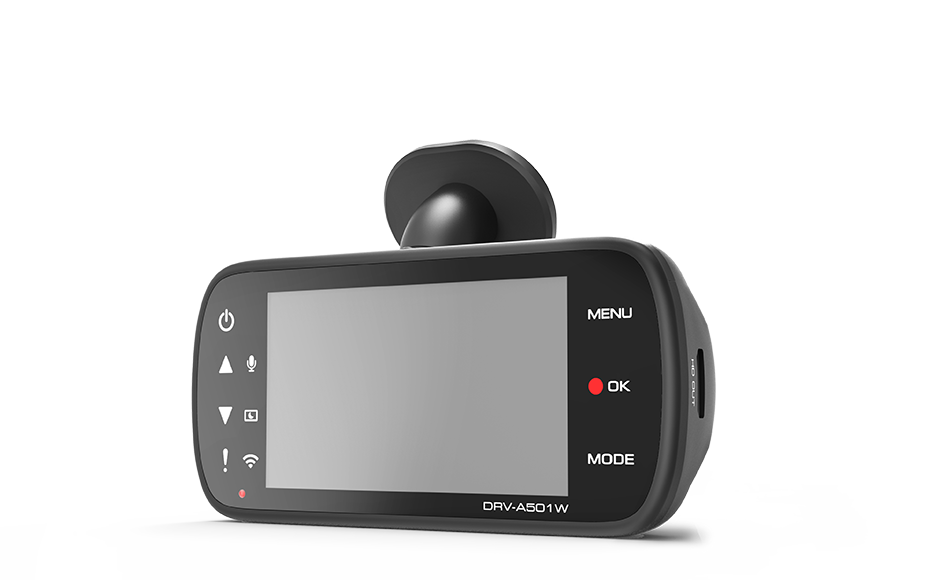 Kenwood DRV-A501WDP Dual Camera package 3.7 Megapixel* Wide Quad Hi-Vision (Front Camera) and 2.0 Megapixel High-Vision (Rear Camera)