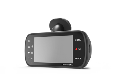 Kenwood DRV-A501WDP Dual Camera package 3.7 Megapixel* Wide Quad Hi-Vision (Front Camera) and 2.0 Megapixel High-Vision (Rear Camera)