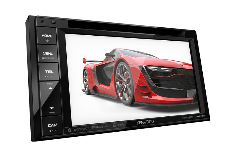 Kenwood DDX276BT DVD Receiver 6.2" Touch Screen 2-DIN USB Rear View Camera Input Bluetooth