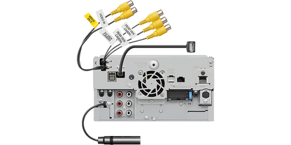 Kenwood DMX1037S 10/1" In Dash MultiMedia Receiver Apple CarPlay and Android Auto, Bluetooth, Wifi