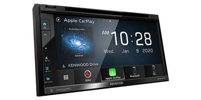 Kenwood DNX577S In Dash Car 6.8" WVGA Navigation/DVD Receiver, Apple CarPlay, Garmin Navigation