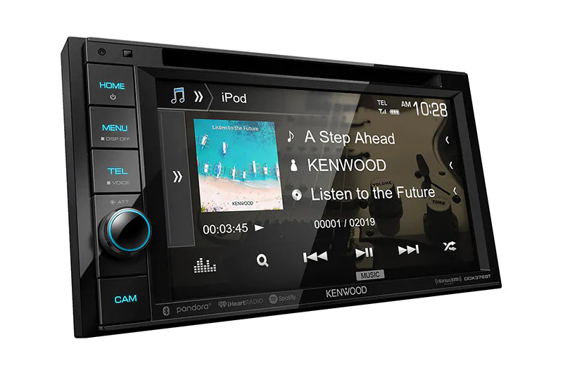 Kenwood DDX376BT Double DIN DVD Receiver 6.1" Touch Screen Bluetooth Maestro Remote App