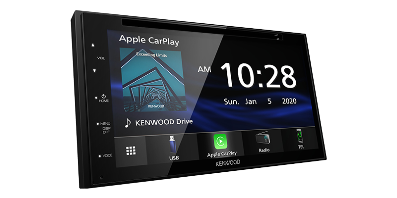 Kenwood DDX5707S DVD Receiver with 6.8" WVGA Monitor Touch Panel Apple CarPlay and Android Auto
