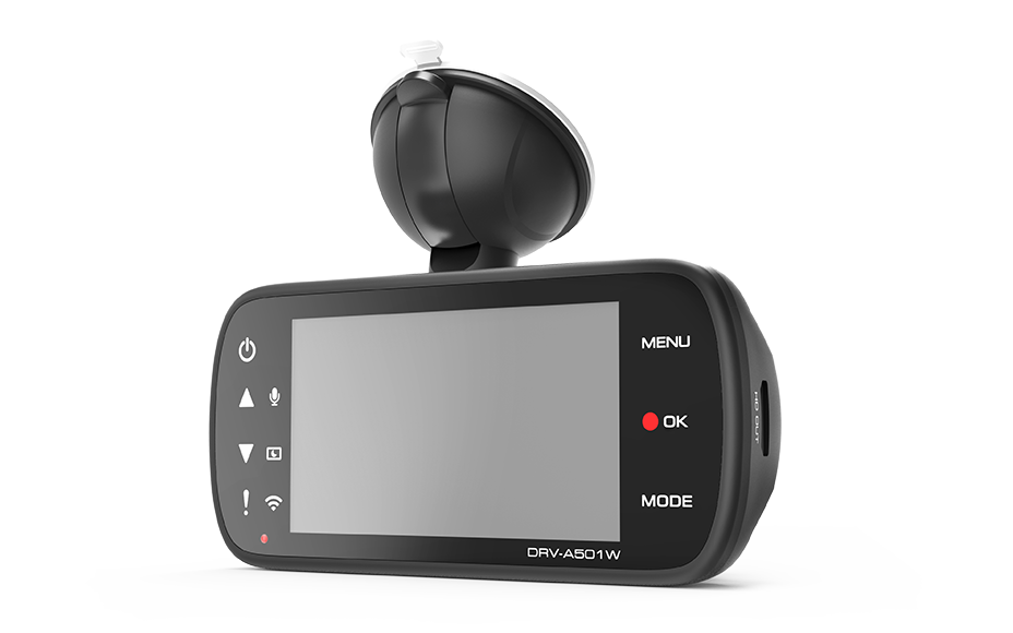 Kenwood DRV-A501WDP Dual Camera package 3.7 Megapixel* Wide Quad Hi-Vision (Front Camera) and 2.0 Megapixel High-Vision (Rear Camera)