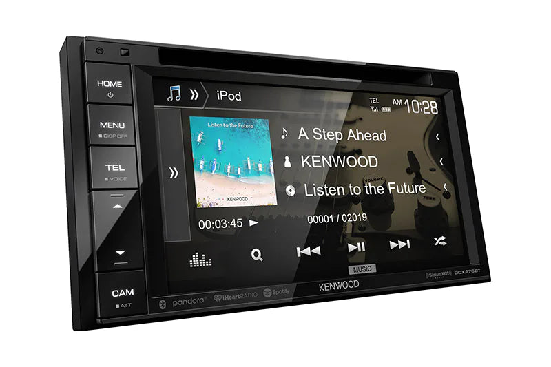 Kenwood DDX276BT DVD Receiver 6.2" Touch Screen 2-DIN USB Rear View Camera Input Bluetooth