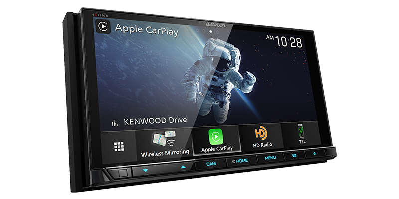 Kenwood DDX9707S 6.95" Car DVD Receiver Wireless Android Auto, Apple CarPlay, USB Mirroring
