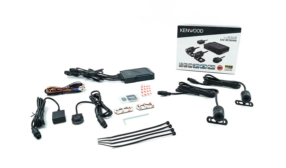 Kenwood STZ-RF200WD Motorsports Action Camera System Front & Rear Recording